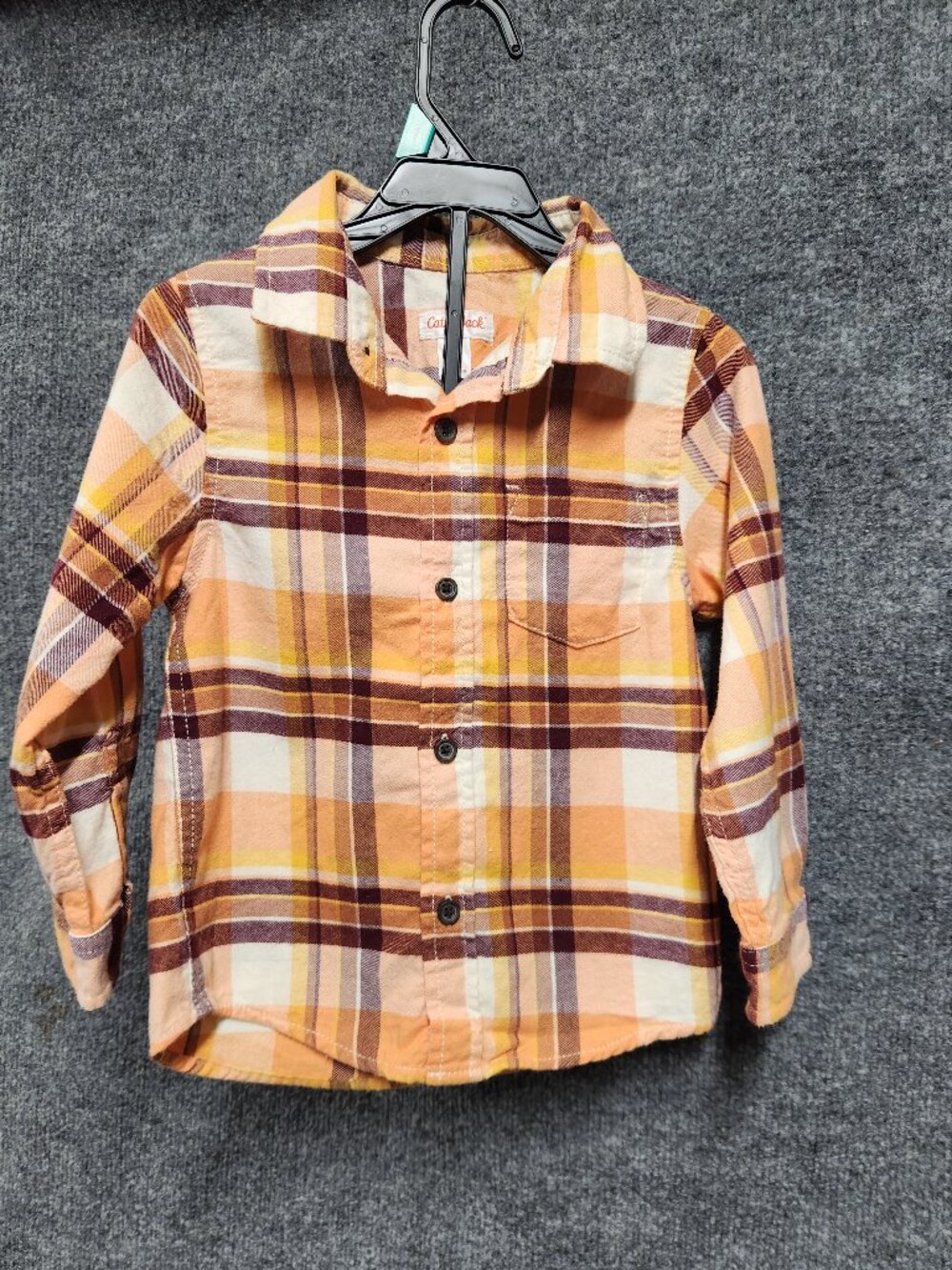 Cat & Jack Toddler Plaid Button-Up Shirt